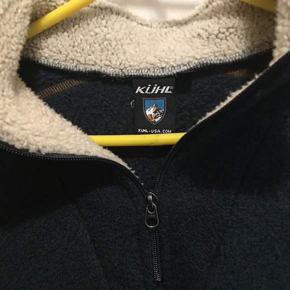 Kuhl Mens ALFPACA FLEECE 1/4 ZIP Blue Size XL - Picture 1 of 11